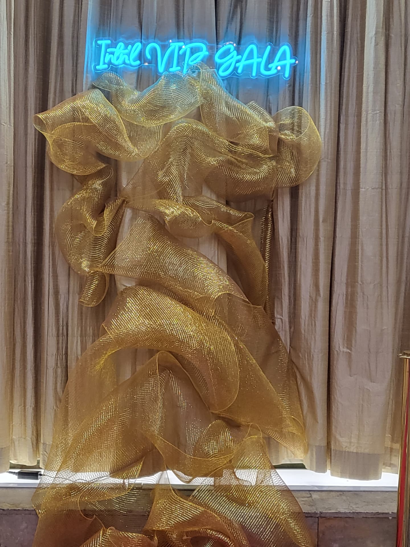 Completed International VIPs gala installation at The Mayflower Hotel, Washington, D.C.